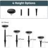 imageLinkind Solar Lights Outdoor 8 Pack Solar Pathway Lights Warm White Landscape Path Lights Waterproof for Walkway Yard Garden DrivewaySP3Multicolor