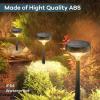 imageLinkind Solar Lights Outdoor 8 Pack Solar Pathway Lights Warm White Landscape Path Lights Waterproof for Walkway Yard Garden DrivewaySP3Warm White