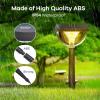 imageLinkind Solar Lights Outdoor 8 Pack Solar Pathway Lights Warm White Landscape Path Lights Waterproof for Walkway Yard Garden DrivewaySP4Warm White