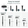 imageLinkind Solar Lights Outdoor 8 Pack Solar Pathway Lights Warm White Landscape Path Lights Waterproof for Walkway Yard Garden DrivewaySP4Warm White