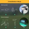 imageLinkind Solar Lights Outdoor StarRayS Bright Solar Spot Lights Outdoor IP67 Waterproof Spotlights for Landscape Garden Yard Walkway Patio TreeWarm White 6 PackMulticolor