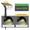 imageLinkind Solar Lights Outdoor StarRayS Bright Solar Spot Lights Outdoor IP67 Waterproof Spotlights for Landscape Garden Yard Walkway Patio TreeWarm White 6 PackWarm White