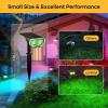 imageLinkind Solar Lights Outdoor StarRayS Bright Solar Spot Lights Outdoor IP67 Waterproof Spotlights for Landscape Garden Yard Walkway Patio TreeWarm White 6 PackMulticolor