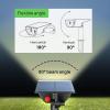 imageLinkind Solar Lights Outdoor StarRayS Bright Solar Spot Lights Outdoor IP67 Waterproof Spotlights for Landscape Garden Yard Walkway Patio TreeWarm White 6 PackWarm White