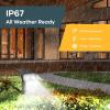 imageLinkind Solar Lights Outdoor StarRayS Bright Solar Spot Lights Outdoor IP67 Waterproof Spotlights for Landscape Garden Yard Walkway Patio TreeWarm White 6 PackDaylight