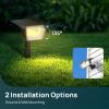 imageLinkind Solar Lights Outdoor Waterproof IP67 3000K6500K Solar Motion Sensor Lights with 6 Modes 60 LEDs Solar Powered Spot Lights Outside Landscape Lighting for Garden Yard Pathway 6 PackMotionDualcolor