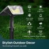 imageLinkind Solar Lights Outdoor Waterproof IP67 3000K6500K Solar Motion Sensor Lights with 6 Modes 60 LEDs Solar Powered Spot Lights Outside Landscape Lighting for Garden Yard Pathway 6 PackMotionDualcolor