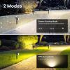 imageLinkind Solar Lights Outdoor Waterproof IP67 3000K6500K Solar Motion Sensor Lights with 6 Modes 60 LEDs Solar Powered Spot Lights Outside Landscape Lighting for Garden Yard Pathway 6 PackWarm White