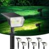imageLinkind Solar Lights Outdoor Waterproof IP67 3000K6500K Solar Motion Sensor Lights with 6 Modes 60 LEDs Solar Powered Spot Lights Outside Landscape Lighting for Garden Yard Pathway 6 PackMotionDualcolor
