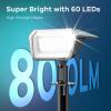 imageLinkind Solar Lights Outdoor Waterproof IP67 3000K6500K Solar Motion Sensor Lights with 6 Modes 60 LEDs Solar Powered Spot Lights Outside Landscape Lighting for Garden Yard Pathway 6 PackCool White