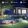 imageLinkind Solar Lights Outdoor Waterproof IP67 3000K6500K Solar Motion Sensor Lights with 6 Modes 60 LEDs Solar Powered Spot Lights Outside Landscape Lighting for Garden Yard Pathway 6 PackCool White