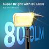 imageLinkind Solar Lights Outdoor Waterproof IP67 3000K6500K Solar Motion Sensor Lights with 6 Modes 60 LEDs Solar Powered Spot Lights Outside Landscape Lighting for Garden Yard Pathway 6 PackWarm White