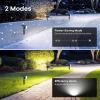 imageLinkind Solar Lights Outdoor Waterproof IP67 3000K6500K Solar Motion Sensor Lights with 6 Modes 60 LEDs Solar Powered Spot Lights Outside Landscape Lighting for Garden Yard Pathway 6 PackCool White