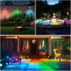 imageLinkind Solar Lights Outdoor Waterproof IP67 3000K6500K Solar Motion Sensor Lights with 6 Modes 60 LEDs Solar Powered Spot Lights Outside Landscape Lighting for Garden Yard Pathway 6 PackRGBW