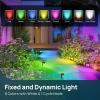 imageLinkind Solar Lights Outdoor Waterproof IP67 StarRay DusktoDawn Outdoor Solar Lights 3 Lighting Modes Solar Spot Lights Outdoor for Garden Yard Landscape Daylight 4 PackMulticolor