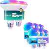imageLinkind Matter Smart Light Bubs 6 Pack Matter Smart Light Bulbs BR30 1200LM 2 Pack Work with Apple HomeAlexaSiriGoogle HomeSmartThings
