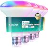 imageLinkind Matter Smart Light Bulb BR30 Smart Bulbs Recessed LED Color Changing Light Bulbs RGBTW E26 Smart Flood Light Bulbs 650LM 60W Work with Alexa Apple Home Google Home SmartThings 4PackGlow Pro 1200lm4pk
