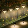 imageLinkind Solar Lights Outdoor 8 Pack Solar Pathway Lights Warm White Landscape Path Lights Waterproof for Walkway Yard Garden DrivewaySP3Warm White