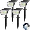 imageLinkind Solar Lights Outdoor Waterproof IP67 3000K6500K Solar Motion Sensor Lights with 6 Modes 60 LEDs Solar Powered Spot Lights Outside Landscape Lighting for Garden Yard Pathway 6 PackMotionDualcolor