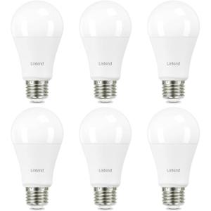 imageLinkind A19 LED Light Bulb 60W Equivalent 2700K Soft White Light Bulbs 800 Lumens 85W NonDimmable LED Bulbs E26 Standard Base Energy Efficient for Bedroom Home Office 6 PacksDaylight100 Watt
