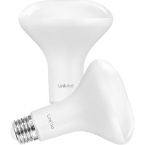 imageLinkind BR30 LED Flood Light Bulbs Indoor 65W Equivalent Dimmable LED Recessed Bulbs 10W 850 Lumens 2700K Soft White E26 Base Recessed Can Light Bulb for Bedroom Dining Room Bathroom 12 PacksDaylight