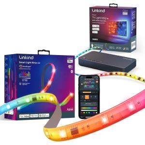 imageLinkind TV Backlight Sync to Screen and LED Strip Lights RGB 10ft