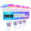 imageLinkind Matter BR30 Smart Light Bulbs RGBTW LED Color Changing Light Bulbs Bundle Matter Smart Plug Work with Apple Home Siri Alexa Google Home SmartThings