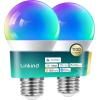 imageLinkind Matter Smart Light Bulbs 1100LM 75W Equivalent 2Pack Bundle Matter Smart Light Bulbs 800LM 60W Equivalent 4Pack Compatible with AlexaApple HomeSiriGoogle HomeSmartThings