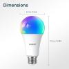 imageLinkind Matter Smart Light Bulbs 1600LM 100W Equivalent 4Pack Bundle Matter Smart Light Bulbs 800LM 60W Equivalent 4Pack Compatible with AlexaApple HomeSiriGoogle HomeSmartThings