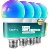 imageLinkind Matter Smart Light Bulbs 1600LM 100W Equivalent 4Pack Bundle Matter Smart Light Bulbs 800LM 60W Equivalent 4Pack Compatible with AlexaApple HomeSiriGoogle HomeSmartThings