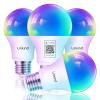imageLinkind Matter Smart Light Bulbs 4 Pack with Linkind Matter Smart Plug 2 Pack