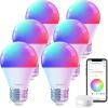 imageLinkind Smart Light Bulbs with Remote Control Smart Bulb That Compatible with Alexa ampamp Google Home bundel with Linkind Matter Smart Plug Work with Apple Home Siri Alexa Google Home SmartThings