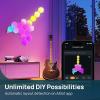imageLinkind WiFi Smart Light Bulbs 8 Pack and Smart Hexagon Lights 7 Pack Compatible with Alexa and Google Home