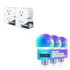 imageLinkind Matter Samrt Bulb 3 Pack Bundle with Matter Smart Plug 4 Pack