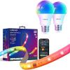 imageLinkind Matter Smart Light Bulb 2 Pack and LED Strip Lights RGB 10ft Compatible with Alexa and Google Home