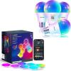 imageLinkind Matter Smart Light Bulb 4 Pack and Smart Hexagon Lights 7 Pack Compatible with Alexa and Google Home