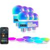 imageLinkind Matter Smart Light Bulb 6 Pack and Smart Hexagon Lights 7 Pack Compatible with Alexa and Google Home