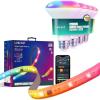 imageLinkind Matter Smart Light Bulb BR30 1200LM 4 Pack and LED Strip Lights RGB 10ft Compatible with Alexa and Google Home