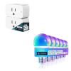 imageLinkind Matter Smart Light Bulbs 6 Pack Matter Smart Plug 2 Pack