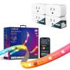 imageLinkind Matter Smart Plug 4 Pack and LED Strip Lights RGB 10ft Compatible with Alexa and Google Home