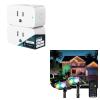 imageLinkind Matter Smart Plug Work with Apple Home Siri Alexa Google Home SmartThings ampamp Linkind Smart Solar Spotlight SL5C Color Changing Landscape Lighting APPVoice Control Solar Lights Outdoor