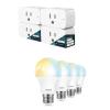 imageLinkind Matter Smart Plug ampamp ampamp Linkind A19 Soft White to Daylight Tunable Smart Light Bulb