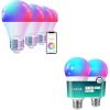 imageLinkind Smart Light Bulbs 1600LM 100W Equivalent 2Pack Bundle Smart Light Bulbs 800LM 60W Equivalent 4Pack Compatible with Alexa ampamp Google Home