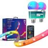 imageLinkind Smart Light Bulbs 1600LM 2 Pack and LED Strip Lights RGB 10ft Compatible with Alexa and Google Home