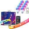 imageLinkind WiFi Smart Light Bulbs 8 Pack and LED Strip Lights RGB 10ft Compatible with Alexa and Google Home