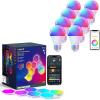 imageLinkind WiFi Smart Light Bulbs 8 Pack and Smart Hexagon Lights 7 Pack Compatible with Alexa and Google Home