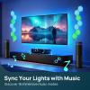 imageLinkind WiFi Smart Light Bulbs 4 Pack with Remote Control and Smart Hexagon Lights 7 Pack Compatible with Alexa and Google Home