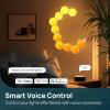 imageLinkind WiFi Smart Light Bulbs 4 Pack with Remote Control and Smart Hexagon Lights 7 Pack Compatible with Alexa and Google Home