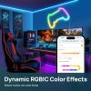 imageLinkind EN6 Neon Rope Light 10FT LED Light Strip with Music Sync Color Changing Compatible with Alexa Google Assistant