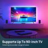 imageLinkind HDMI 20 Sync Box AI Sync Box with TV Backlight Sync to Movies Games ampamp Music Supports 4K60Hz Works with Matter and Alexa Segmented Color Lighting LED Strip 2790 Inch TVs20FT